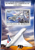 Djibouti 2016 Concorde S/s, Mint NH, Transport - Concorde - Aircraft & Aviation - Concorde