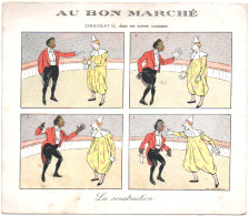 Chromos - Images : Au Bon Marché : Chocolat Dans Ses Scènes Comiques : La Soustraction : Illustrateur - Narnac - Au Bon Marché