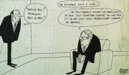 ► Coupure De Presse  Quotidien Le Figaro Jacques Faisant 1983 Gattaz Barre  Mitterrand Mauroy - 1950 - Nu