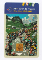 Télécarte France - Cyclisme Tour De France 2001 - Non Classés