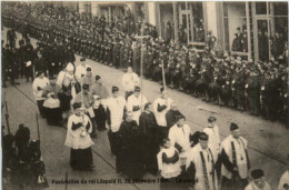 Funerailles De Leopold II - Roi Des Belges - Familles Royales