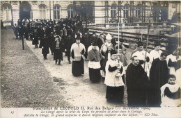 Funerailles De Leopold II - Roi Des Belges - Familles Royales