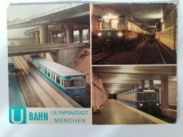 Olympiastadt München, U-Bahn, Bahnhof, 1972 - Muenchen