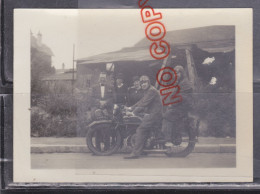 Moto Ancienne à Identifier Photo Datée 14 Août 1932 - Motor Bikes