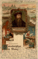 Gutenbergfeier In Mainz - Litho - Mainz