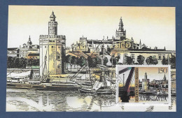 Jugoslawien  1992 , EXPO "92 Sevilla - Maximum Card - First Day  Beograd - Cartoline Maximum