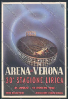 Verona Festival Opera Arena 1952 FG Cartolina MQ2690 - Verona