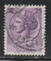 ITALIE 1968 // YVERT 652  // 1953-54 - 1946-60: Oblitérés