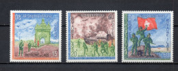 LAOS   N° 174 à 176    NEUFS SANS CHARNIERE    COTE 2.50€     JOURNEE DE L'ARMEE - Laos