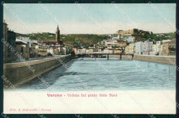 Verona Città Veduta Dal Ponte Delle Navi Cartolina RT2277 - Verona