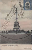 Lima.Monumento "Dos  De Mayo" Editor Orellana.Rara Edición.Preciosa Con El Sello Cara Vista - Perú