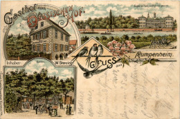 Gruss Aus Rumpenheim Offenbach - Gasthof Zum Hessischen Hof - Litho - Offenbach