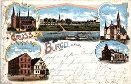 Offenbach - Gruss Aus Bürgel - Litho - Offenbach