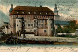 Offenbach Am Main - Schloss Und Schiffbrücke Im Jahre 1887 - Offenbach