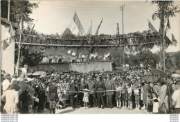 MARON CARTE PHOTO INAUGURATION DU PONT LE 9 JUILLET 1950  AVEC LE DEPUTE LOUIS MARIN - Sonstige & Ohne Zuordnung