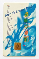 Télécarte France - Cyclisme Tour De France 1998 - Zonder Classificatie