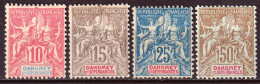 Dahomey 1900 Y.T.2/5 */MH VF/F - Neufs