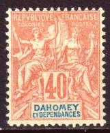 Dahomey 1901 Y.T.12 */MH VF/F - Unused Stamps