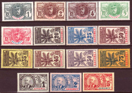 Dahomey 1906 Y.T.18/32 */MH VF/F - Nuevos