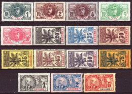 Dahomey 1906 Y.T.18/32 */MH VF/F - Nuevos