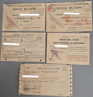 LOT 5 Documents : SERVICE MILITAIRE CLASSE 1944 - 54 NANCY - 45 ORLÉANS - Documenti