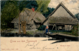 Spreewald, Grüsse, Häuser In Leipe - Lübbenau