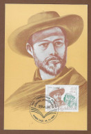 Jugoslawien  1983 , Jovan Jovanovic Zmaj / Writer Poet - Maximum Card - First Day  HOBN 24.11.1983 - Maximum Cards