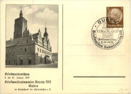 Guben - Briefmarkenschau 1938 - Ganzsache - Guben