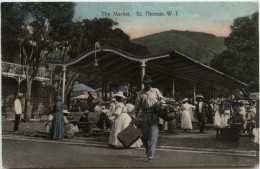 St. Thomas - W.I. - The Market - Jungferninseln, Amerik.