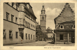 Erfurt, Blick Auf Die Wigbertikirche - Erfurt