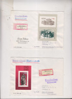 GERMANY, ROSSWEIN Registered Covers To Austria - Briefe U. Dokumente