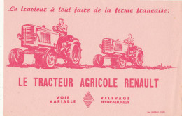 BU 2819 -  BUVARD     LE TRACTEUR AGRICOLE  RENAULT - Agriculture