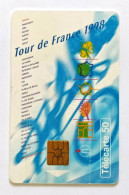 Télécarte France - Cyclisme Tour De France 1998 - Non Classés