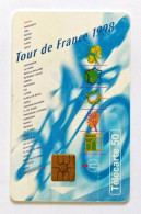 Télécarte France - Cyclisme Tour De France 1998 - Sin Clasificación