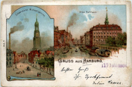 Gruss Aus Hamburg - Litho - Autres & Non Classés