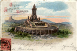 Kyffhäuser - Kaiser Wilhelm Denkmal - Litho - Kyffhäuser