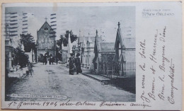 GREETINGS FROM NEW ORLEANS - St Roch's Cemetery And Chapel - CPA 01/01/1904 Voir état - New Orleans