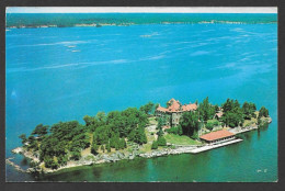 Thousand Islands  Ontario - Postmarked 1961 - Aerial View Of DARK ISLAND CASTLE In Thousand Islands By Rideau Air Photos - Thousand Islands