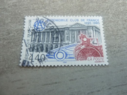 Centenaire De L'Automobile Club De France - 4f.40 - Yt 2974 - Gris, Rouge Et Bleu - Oblitéré - Année 1995 - - Gebraucht