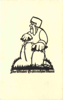 Scherenschnitt Künstler Ak A. M. Schwindt - Silhouetkaarten