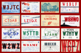 Lot Of 16 Vintage Radio Cards [de32982] - 5 - 99 Postkaarten