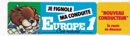 Autocollan - EUROPE 1 C'est Naturel - NOUVEAU CONDUCTEUR " La Route En Douceur - Stickers