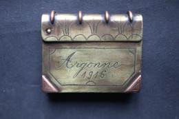 Briquet De Tranchée Livre  ARGONNE 1916 Livre - 1914-18