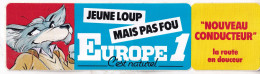 Autocollan - EUROPE 1 C'est Naturel - NOUVEAU CONDUCTEUR " La Route En Douceur - Adesivi