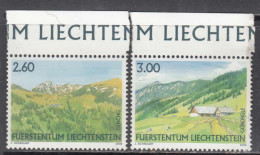 2008 Liechtenstein New Definitives Complete Set Of 2   MNH @ BELOW FACE VALUE - Nuevos