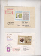 GERMANY, ROSSWEIN Registered Covers To Austria - Cartas & Documentos