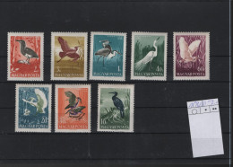 Ungarn Michel Cast.. No.  Mnh/** 1593/1601 Birds - Nuevos