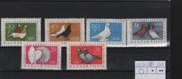 Ungarn Michel Cast.. No.  Mnh/** 1505/1510 Birds - Unused Stamps