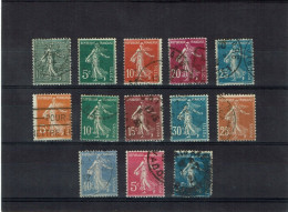 FRANCE - 1903 à 1937 - Y&T N° 130 - 137 à 140 - 147  - 158 & 159 - 189 - 192 - 235 - 236 - 278B - 361 OBLITÉRÉS 85141 - Used Stamps
