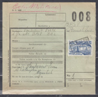 Vrachtbrief Met Stempel Stokkel Colis Militaire - Documentos & Fragmentos